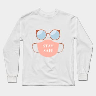 Mask & Goggles - Stay Safe Long Sleeve T-Shirt